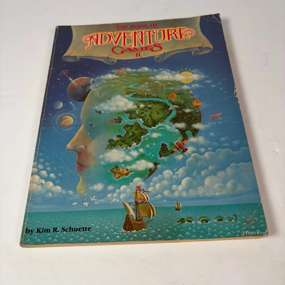 The Book of Adventure Games II by Kim R. Schuette 1st Printing 1985 Vintage